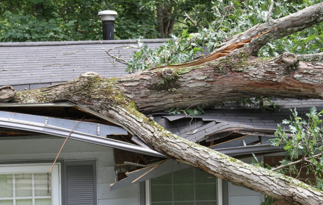 House Wind Damage