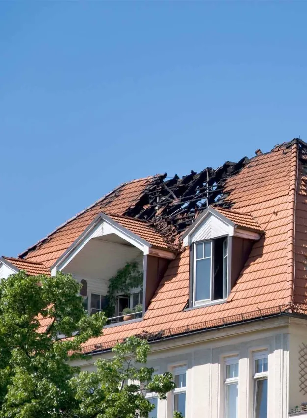Residence Damaged by a Fire